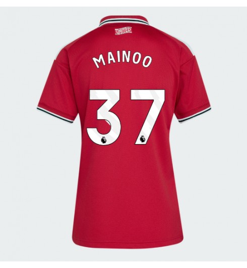 Manchester United Kobbie Mainoo #37 Domácí Dres pro Dámské 2026-27 Krátký Rukáv Manchester United Kobbie Mainoo #37 Domácí Dres pro Dámské 2026-27 Krátký Rukáv